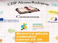 RESERVA PLAZA COMEDOR